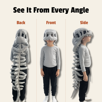 Dino Skeleton Hood