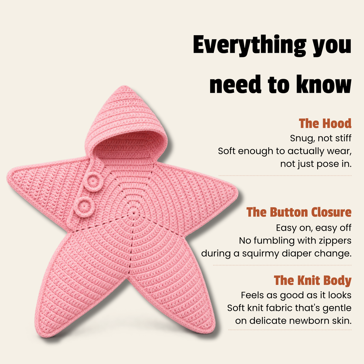 Starfish Snuggle Suit
